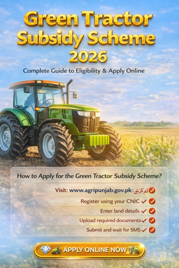 Green Tractor Subsidy Scheme 2026 Eligibility