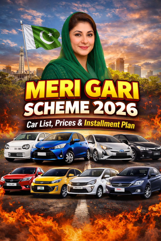 Meri Gari Scheme 2026 car list