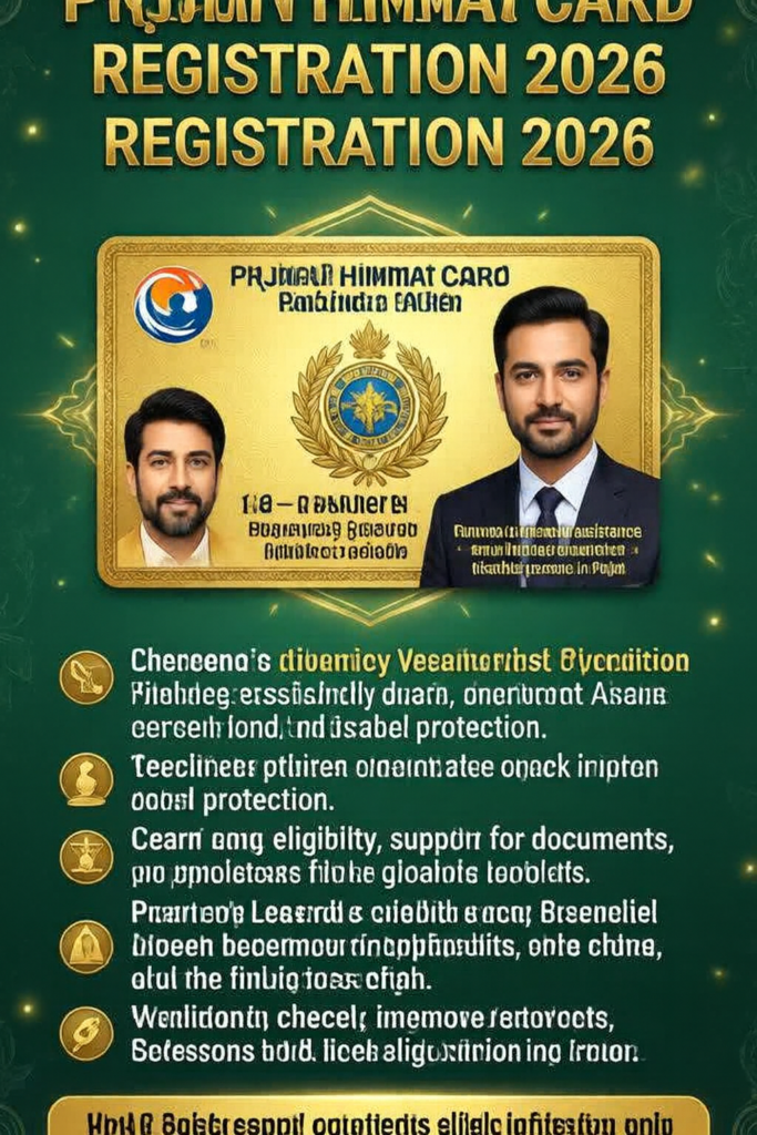 CM Punjab Himmat Card Registration 2026