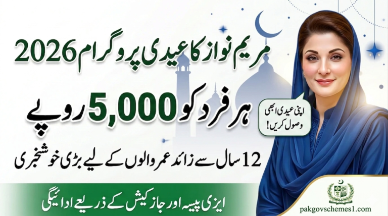 Maryam Nawaz Rs 5,000 Eidi Scheme 2026 – Apply Online