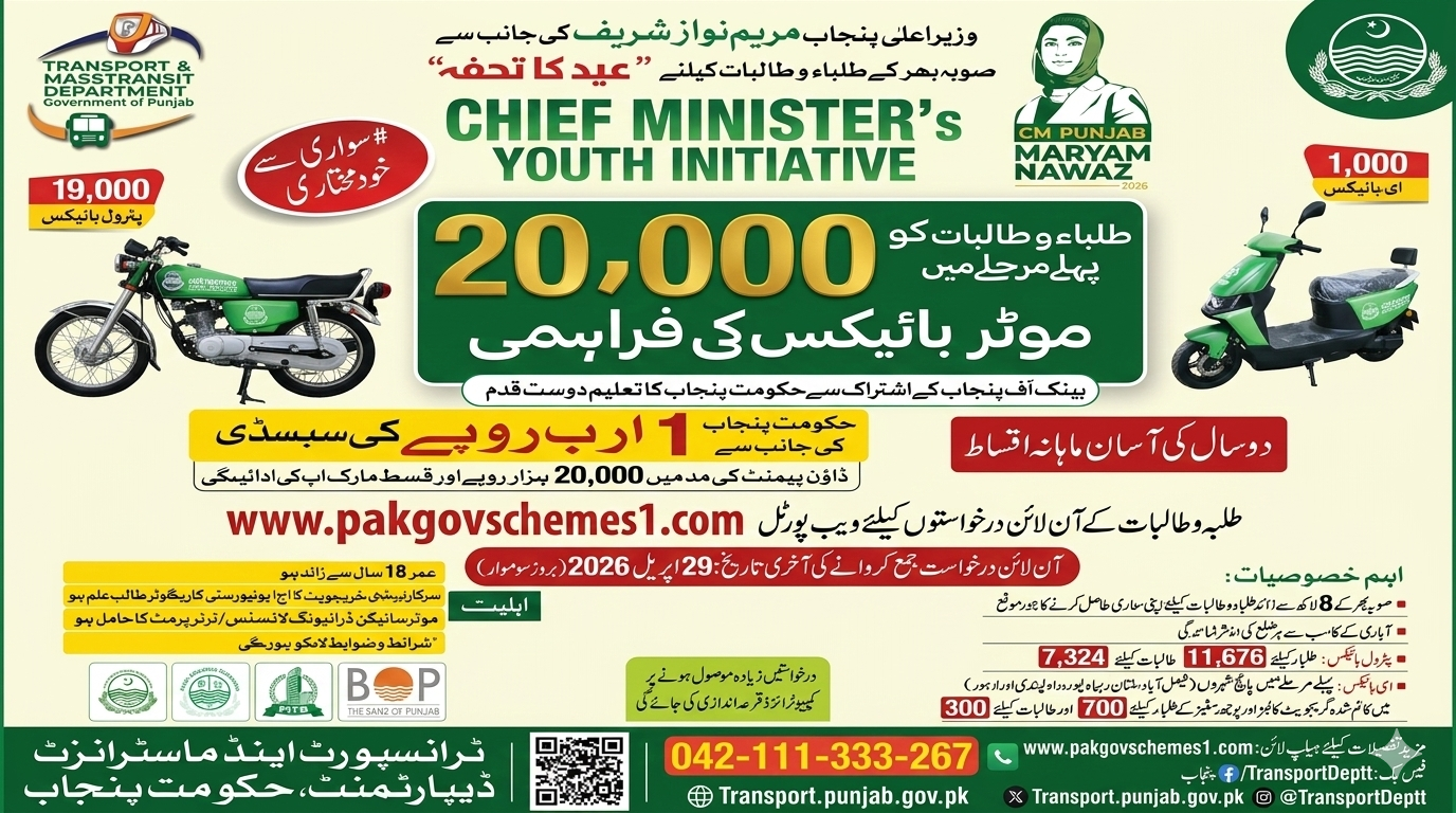 CM Punjab Bike Scheme