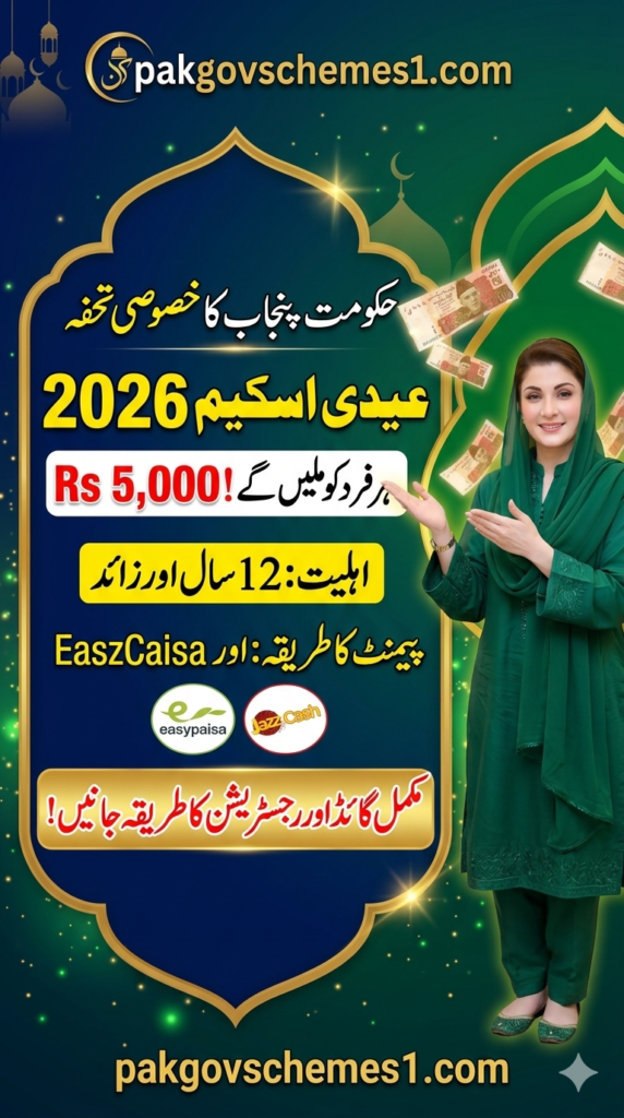 Maryam Nawaz Eidi Scheme 2026