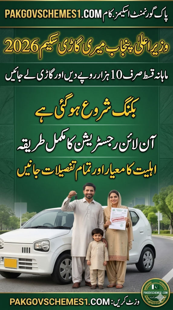 CM Punjab Meri Gari Scheme