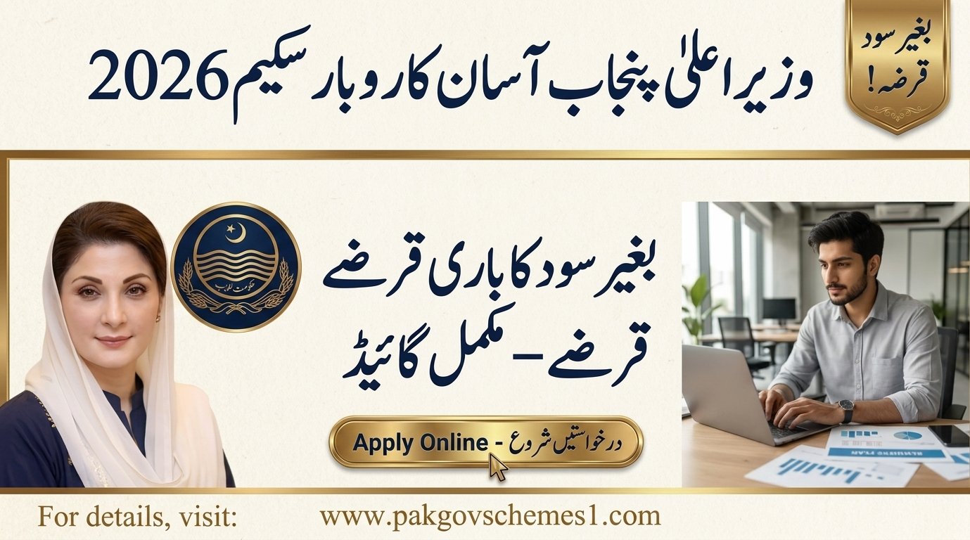 CM Punjab Assan Karobar Finance Scheme 2026